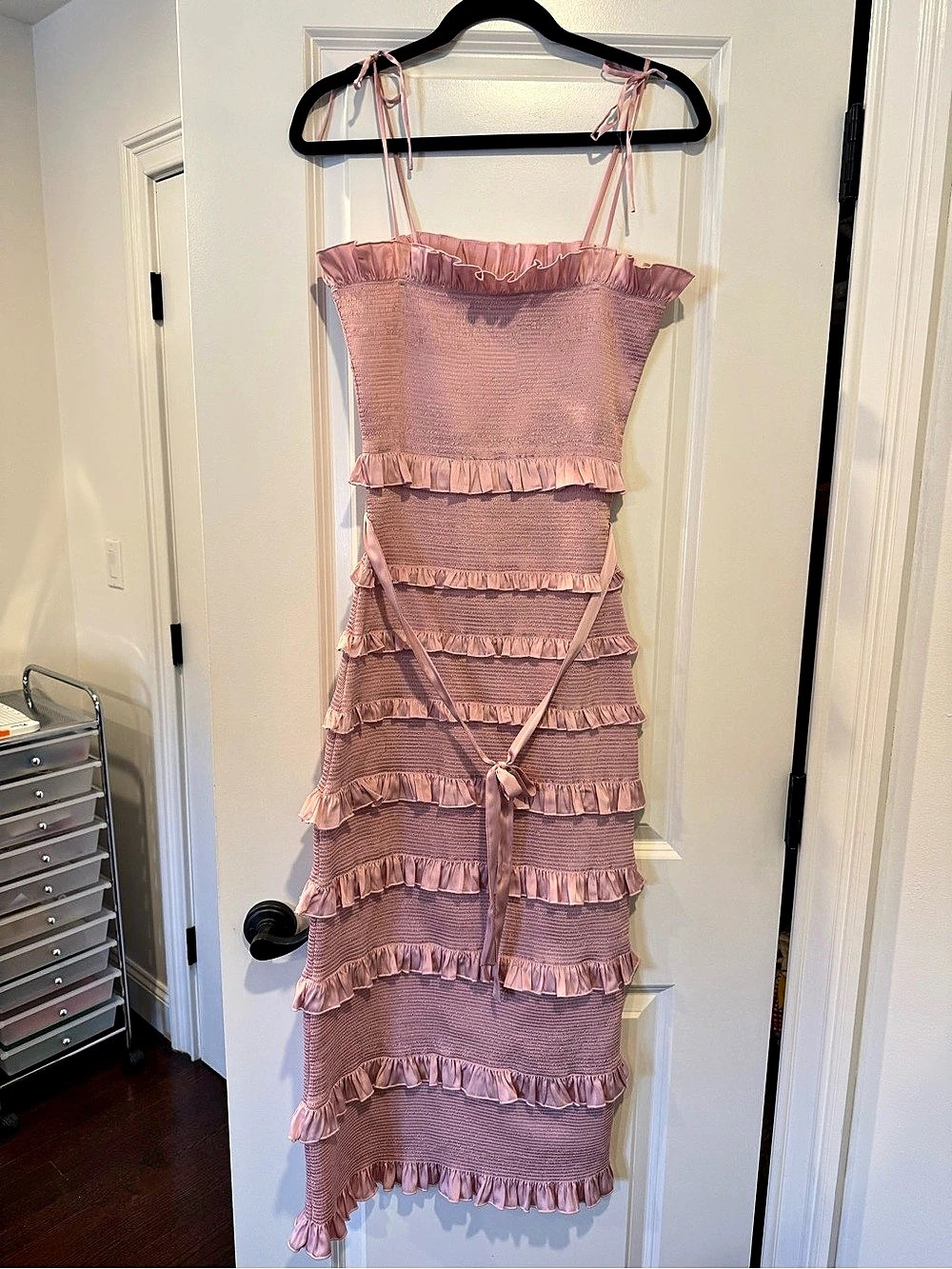 V. Chapman Lily Dress in Pink Parfait size 4
